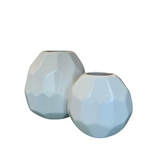 Vaso Zaya Branco - 15x16cm