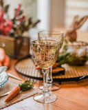 Taça de Vidro Âmbar