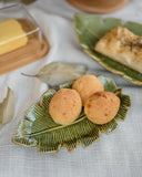 Petisqueira Leaf Verde - 21,5cm