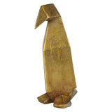Pinguim Decorativo Dourado - 13,2cm