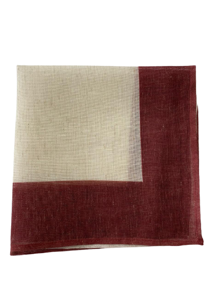 Guardanapo de Linho Vemelho